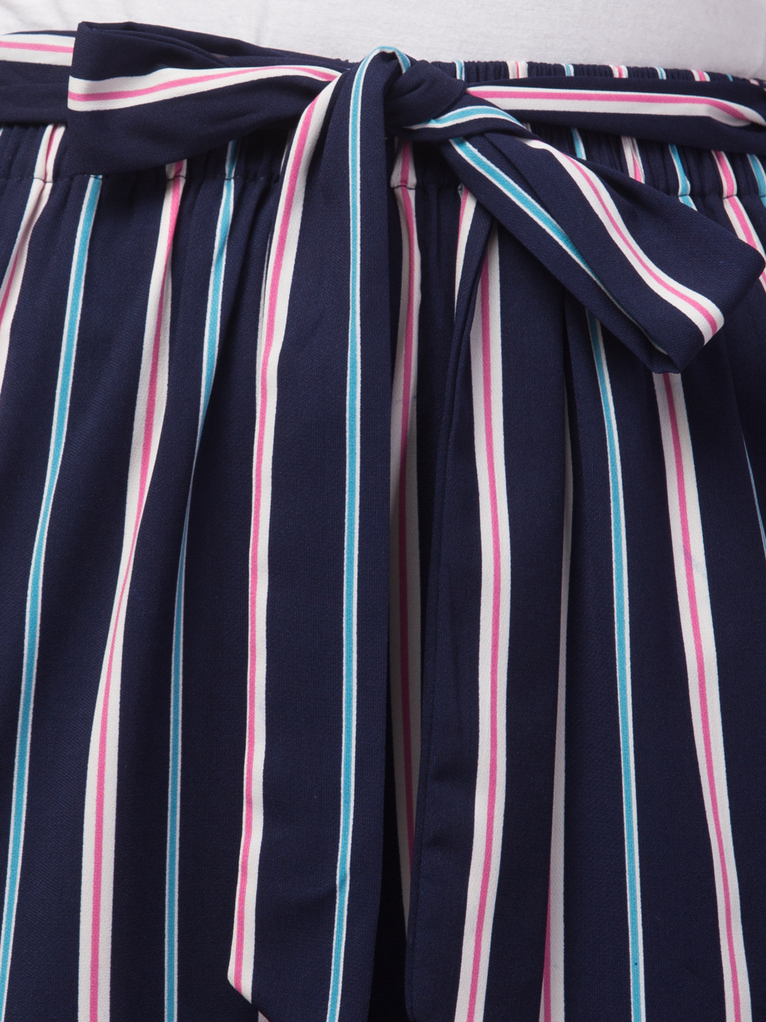Multi-color striped high-rise trouser | idara.com | India's leading ...